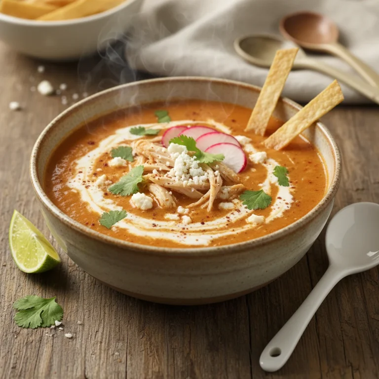 Creamy Chicken Taco Soup — Weeknight Comfort in a Bowl