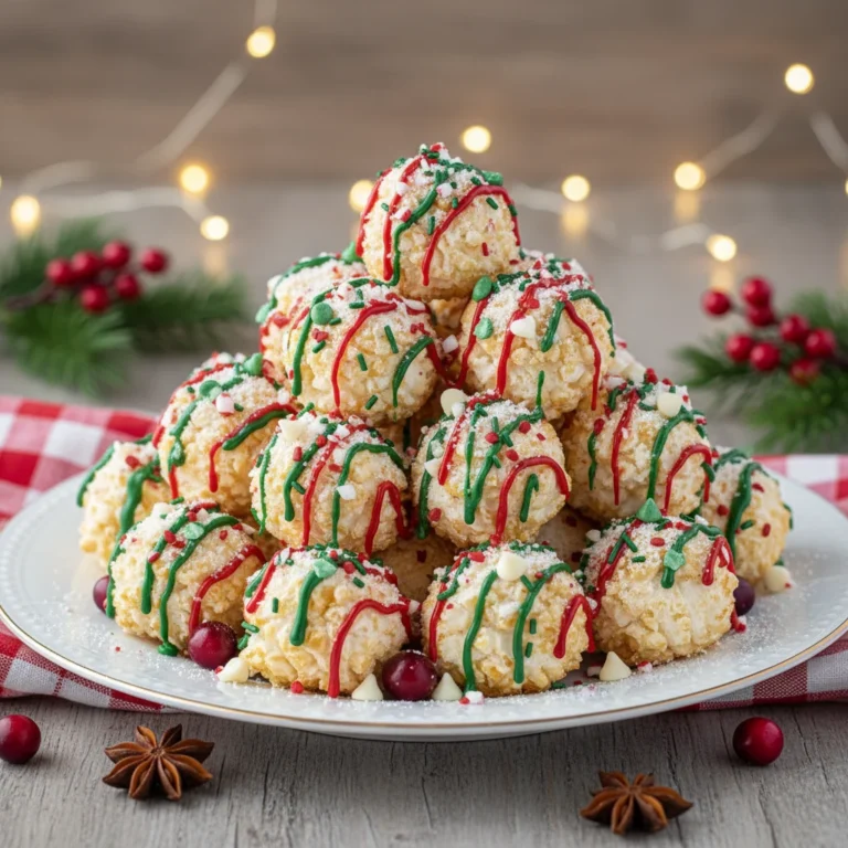 Christmas Popcorn Balls for Parties: Crunchy Chewy Festive