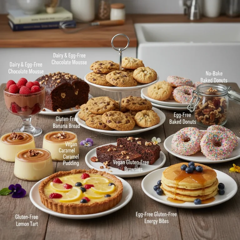 Stop Scrolling: the Ultimate Non Dairy Desserts — Quick Gluten Free Desserts + Gluten Free Egg Free Desserts (egg Free Baking, Zero Fuss) Featuring Gluten Free Dairy Free Recipes Dessert, Dairy and Egg Free Desserts, Egg Free Cookies Recipes, Dessert Recipes Without Eggs, Vegan and Gluten Free Desserts, Desserts Without Eggs