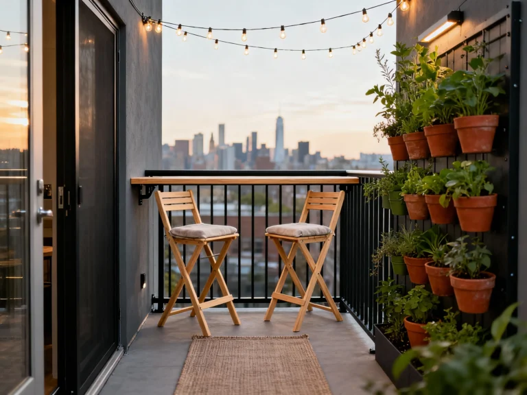 17 Tiny Apartment Balcony Seating Ideas: Space-saving Furniture & Layouts That Wow
