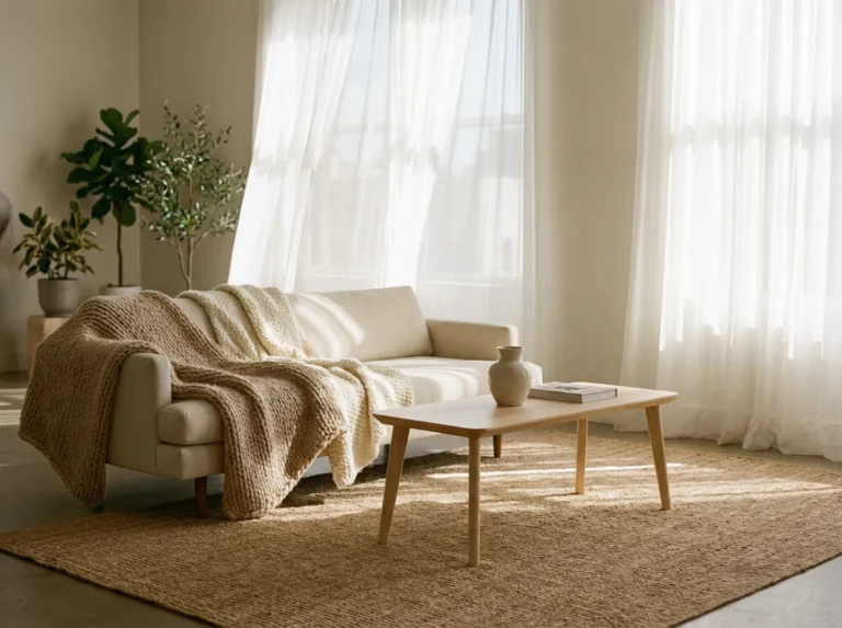 Minimalist Apartment Living Room Decor on a Budget: 5 Gorgeous Neutral & Cozy Ideas
