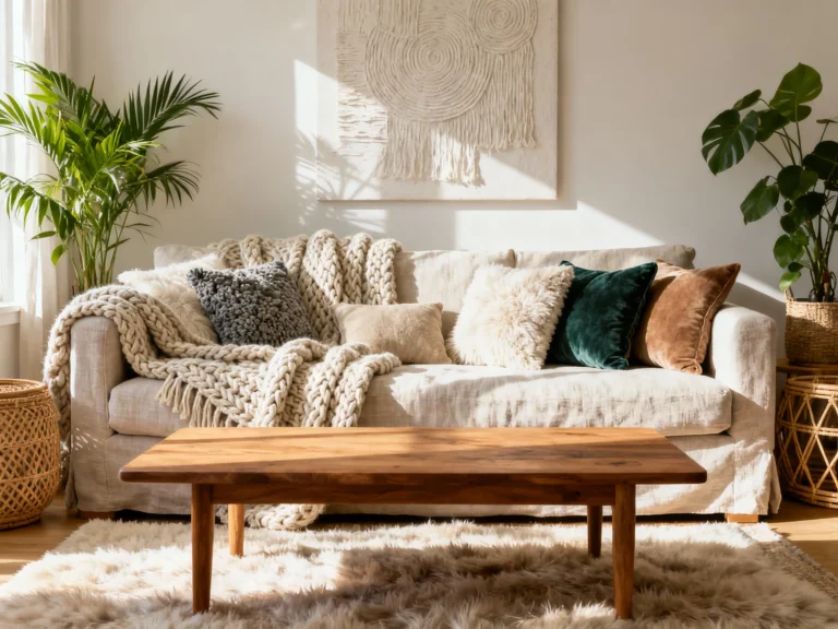 Cozy Living Room Upgrades: Throws, Pillows, and Texture Tips You’ll Love Now