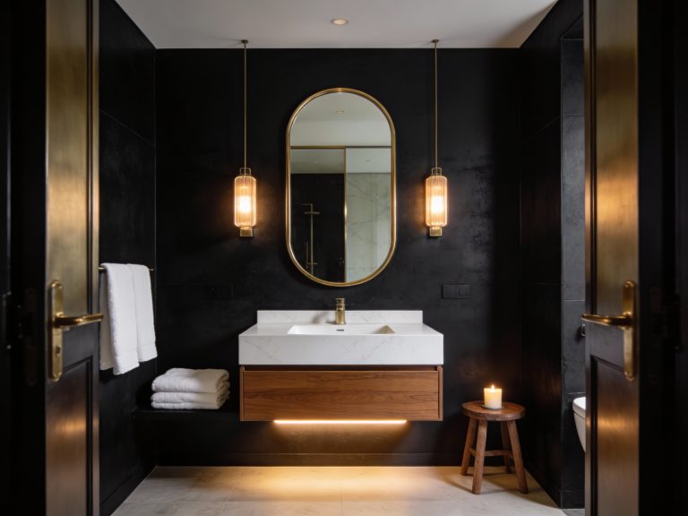 Small Dark Bathroom Ideas That Look Shockingly Luxe (even in Tiny Spaces)