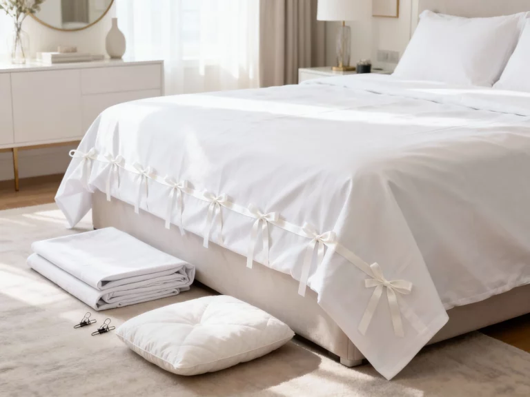 Diy Bedsheets Ideas: No-sew Duvet Cover Upgrade at Home That Looks Designer