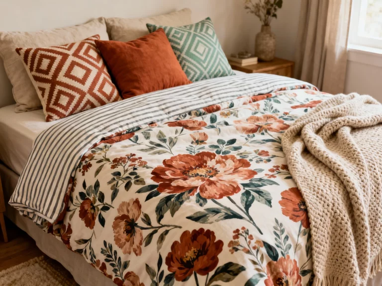 Beautiful Bedsheets Ideas Inspiration: Mix Prints Like a Pro for a Wow Bedroom