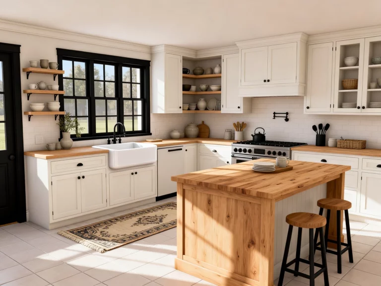 5 Bloxburg Farmhouse Kitchen Ideas That Instantly Make Your Build Feel Expensive