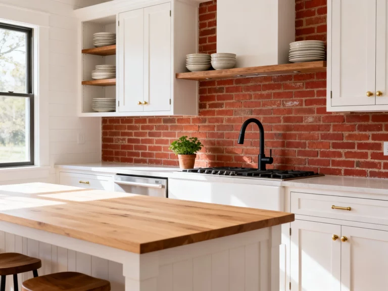 5 Brick Kitchen Backsplash Ideas That Instantly Make Your Kitchen Feel Custom