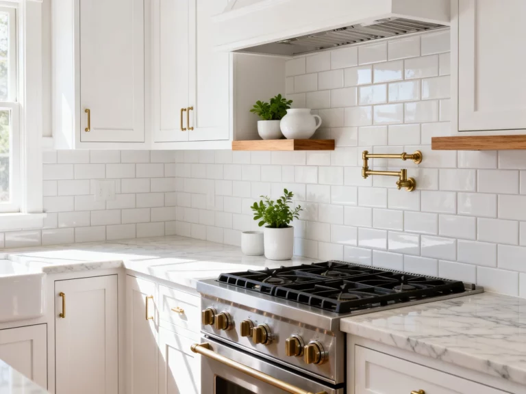 5 White Kitchen Backsplash Ideas That’ll Instantly Make Your Space Look Expensive