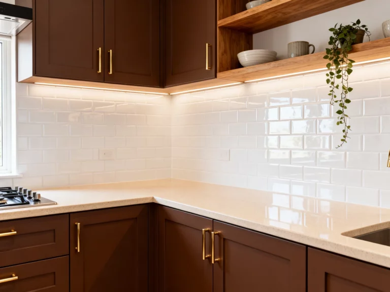 5 Kitchen Backsplash Ideas Brown Cabinets Fans Will Obsess Over