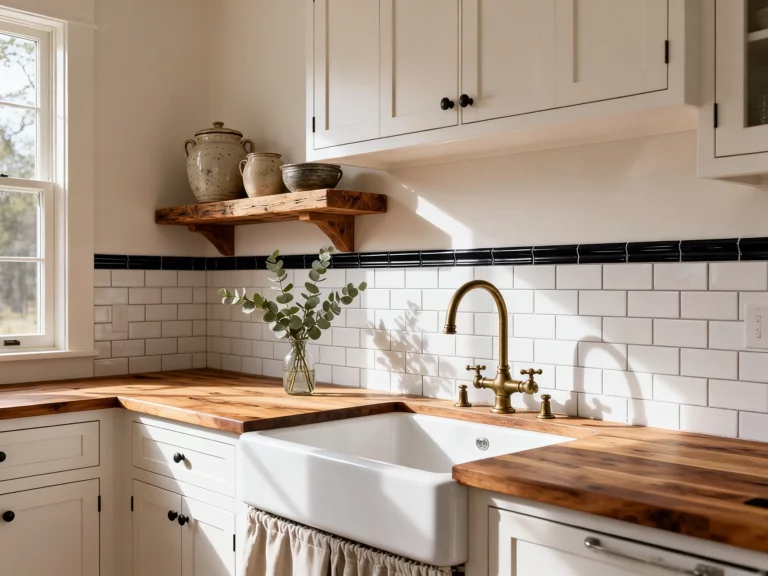 5 Farmhouse Kitchen Backsplash Ideas That’ll Make Your Kitchen Look Expensive