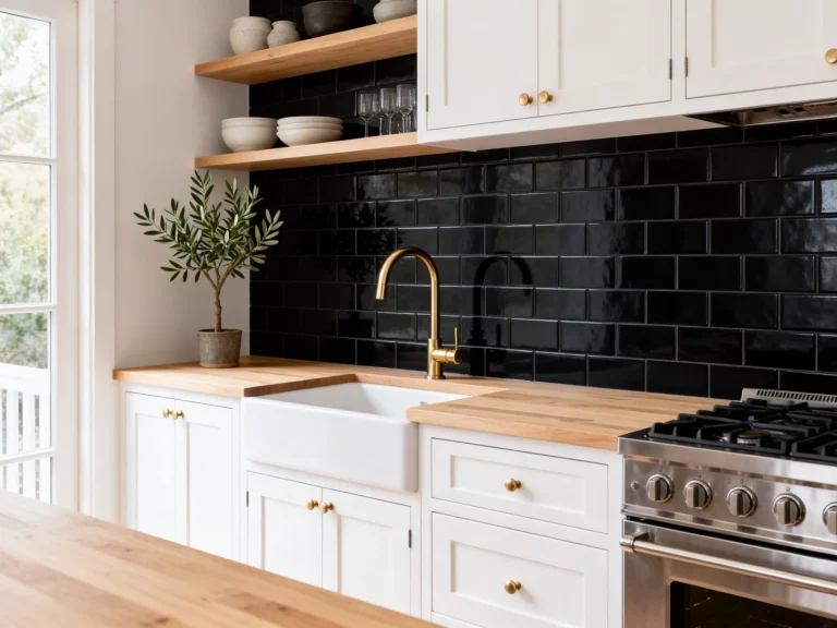 5 Black Kitchen Backsplash Ideas That’ll Make Your Kitchen Look Instantly Expensive