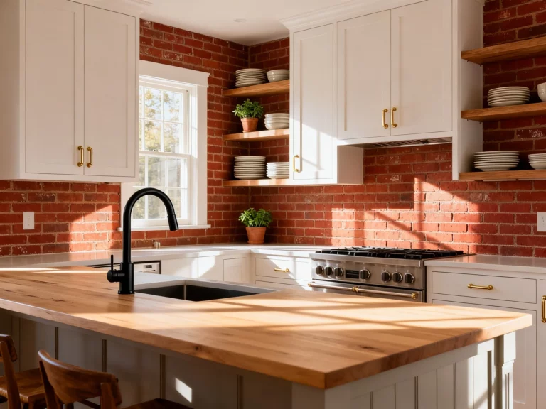 5 Brick Kitchen Backsplash Ideas That Instantly Make Your Kitchen Feel Custom