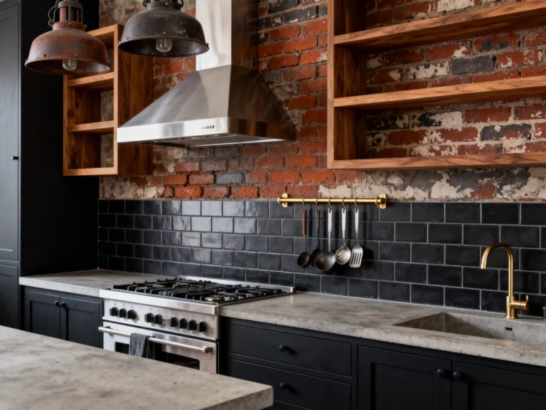 5 Industrial Kitchen Backsplash Ideas That Instantly Make Your Kitchen Look Cooler