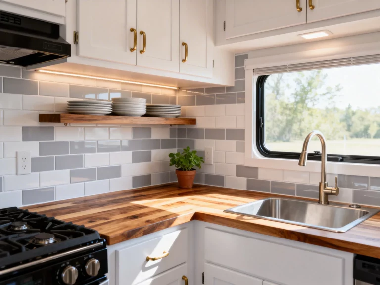 5 Rv Kitchen Backsplash Ideas That Instantly Make Your Tiny Kitchen Look Custom