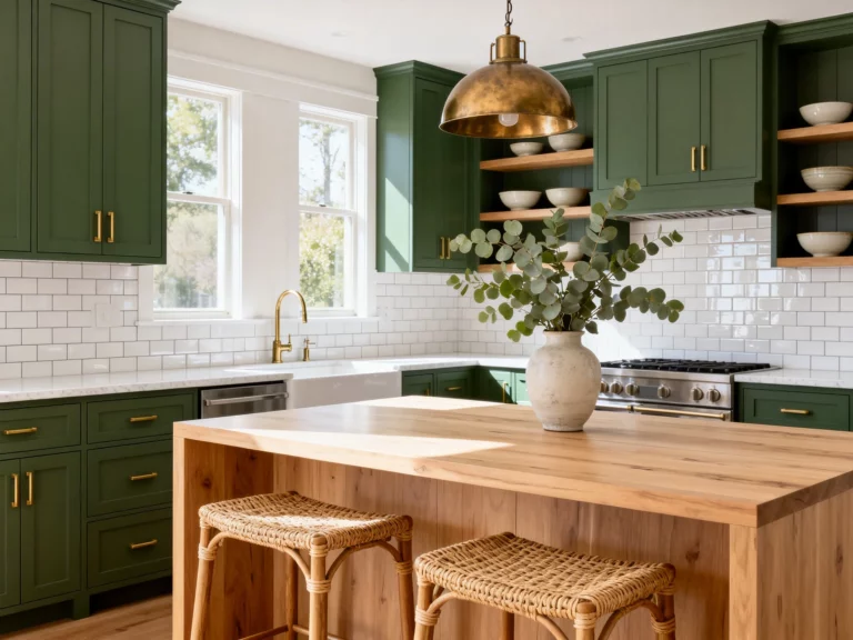 5 Kitchen Cabinet Green Color Ideas That’ll Make Your Kitchen Look Custom