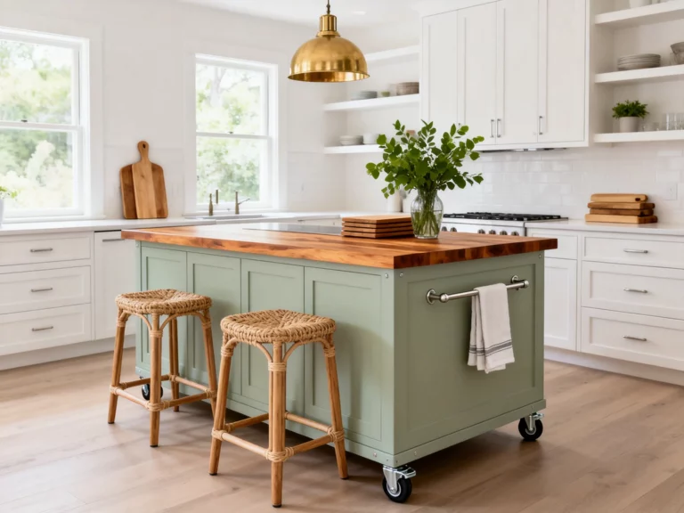 5 Mobile Kitchen Island Ideas That Instantly Make Your Kitchen Look Smarter