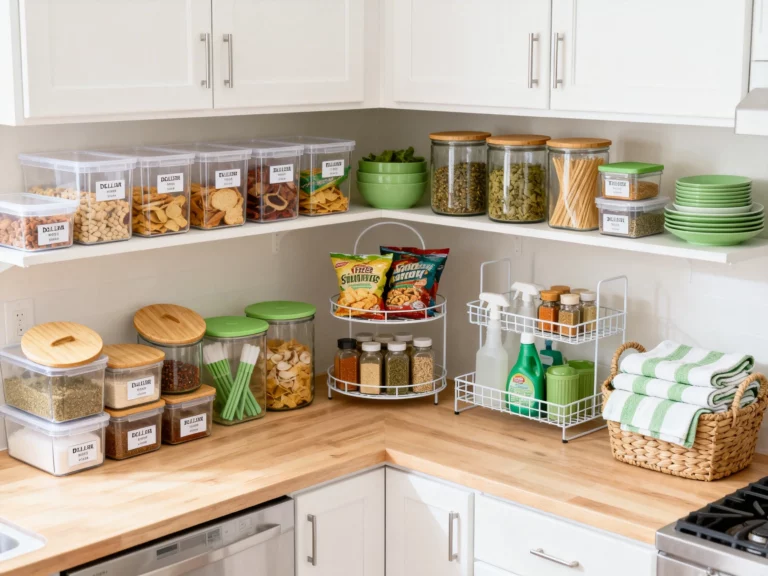 5 Dollar Tree Kitchen Organization Ideas That Look Way More Expensive Than They Are