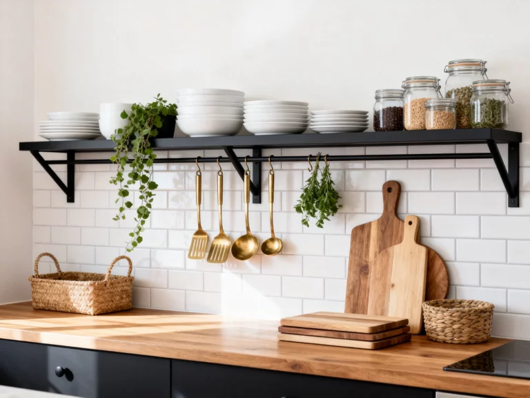 5 Kitchen Metal Rack Storage Ideas That Make Tiny Kitchens Look Way Bigger