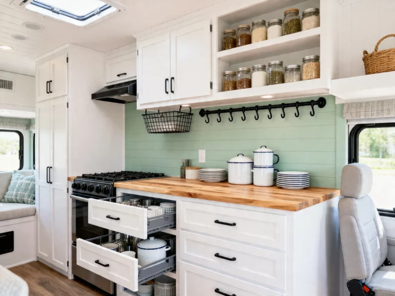 5 Rv Kitchen Storage Ideas That Make Tiny Spaces Feel Weirdly Luxurious