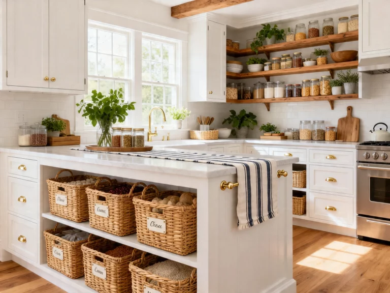 5 Kitchen Wicker Baskets Storage Ideas That Instantly Make Your Space Look Styled
