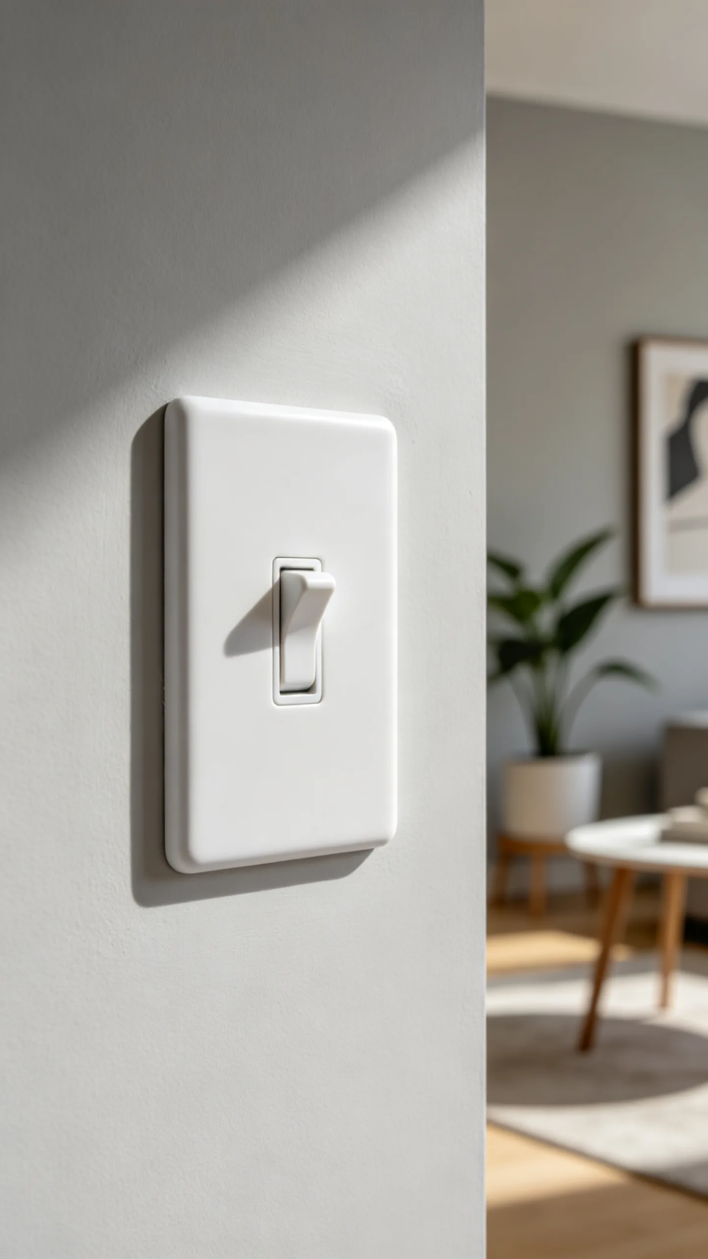 Matte White Switch Plate