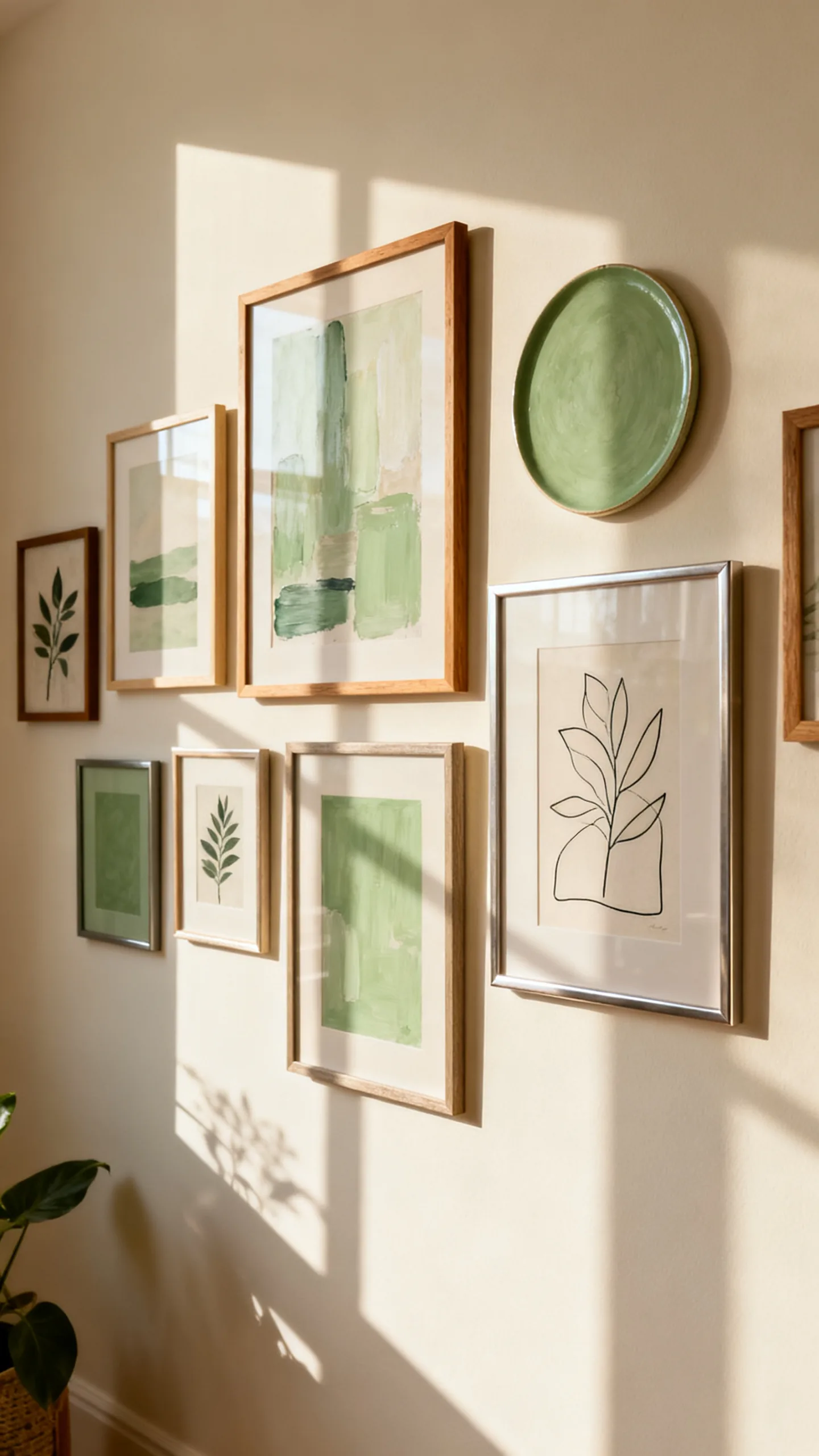 Repeat One Color In A Gallery Wall
