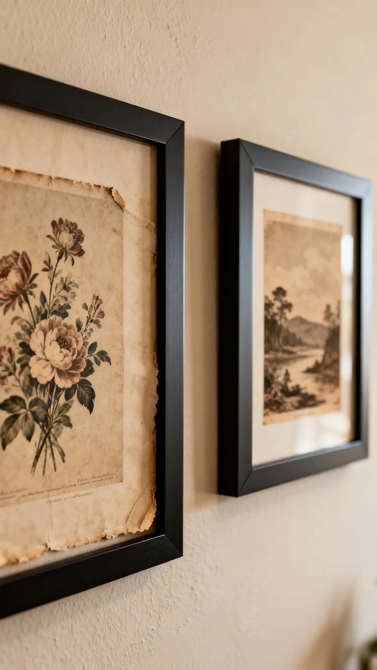Frame Old Prints In Matching Modern Frames