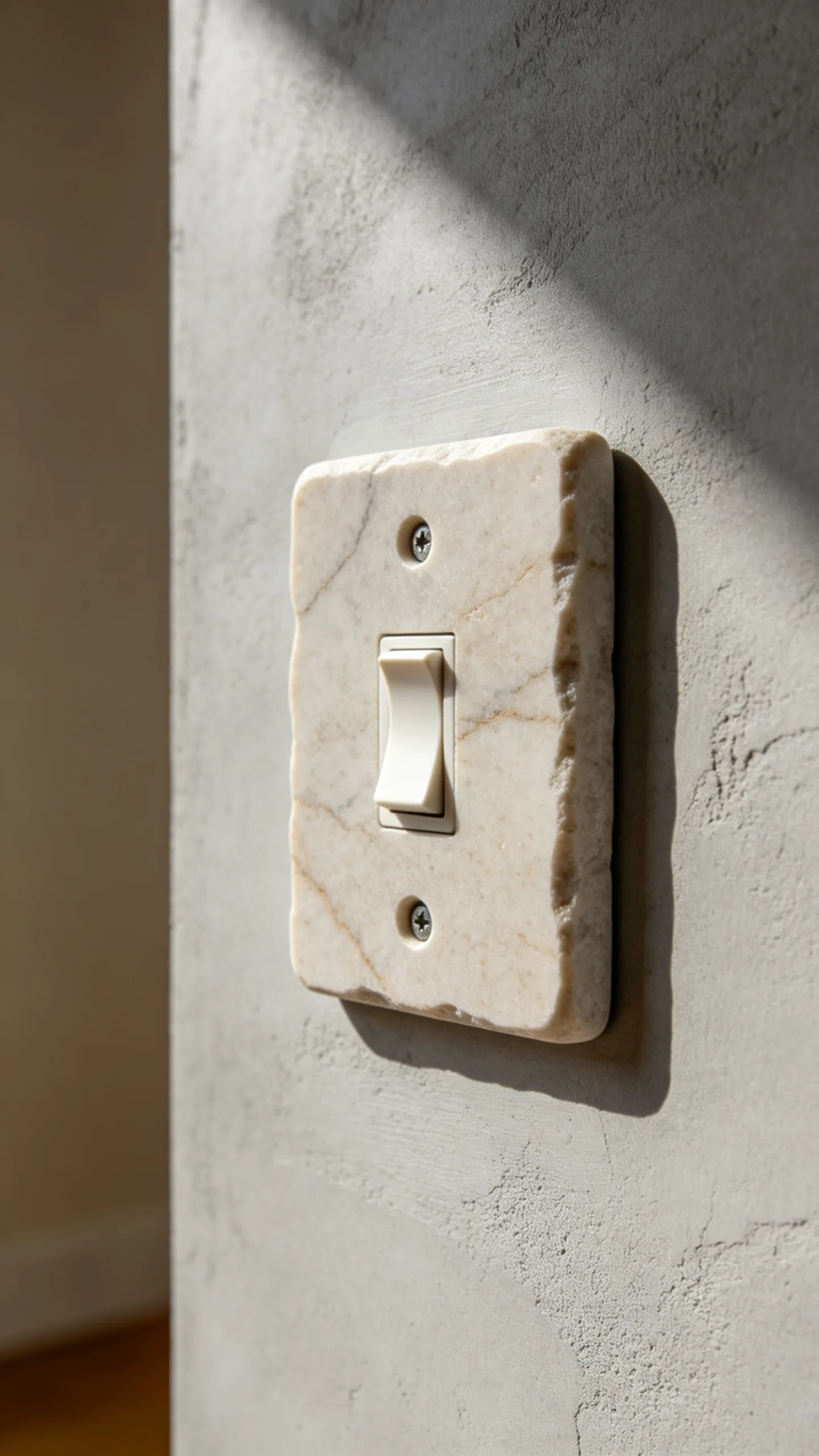 Stone-Effect Switch Plate