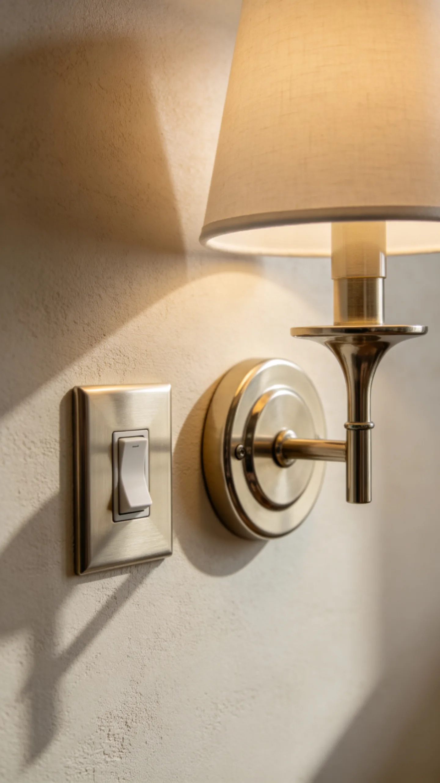 Switch Beside a Wall Sconce