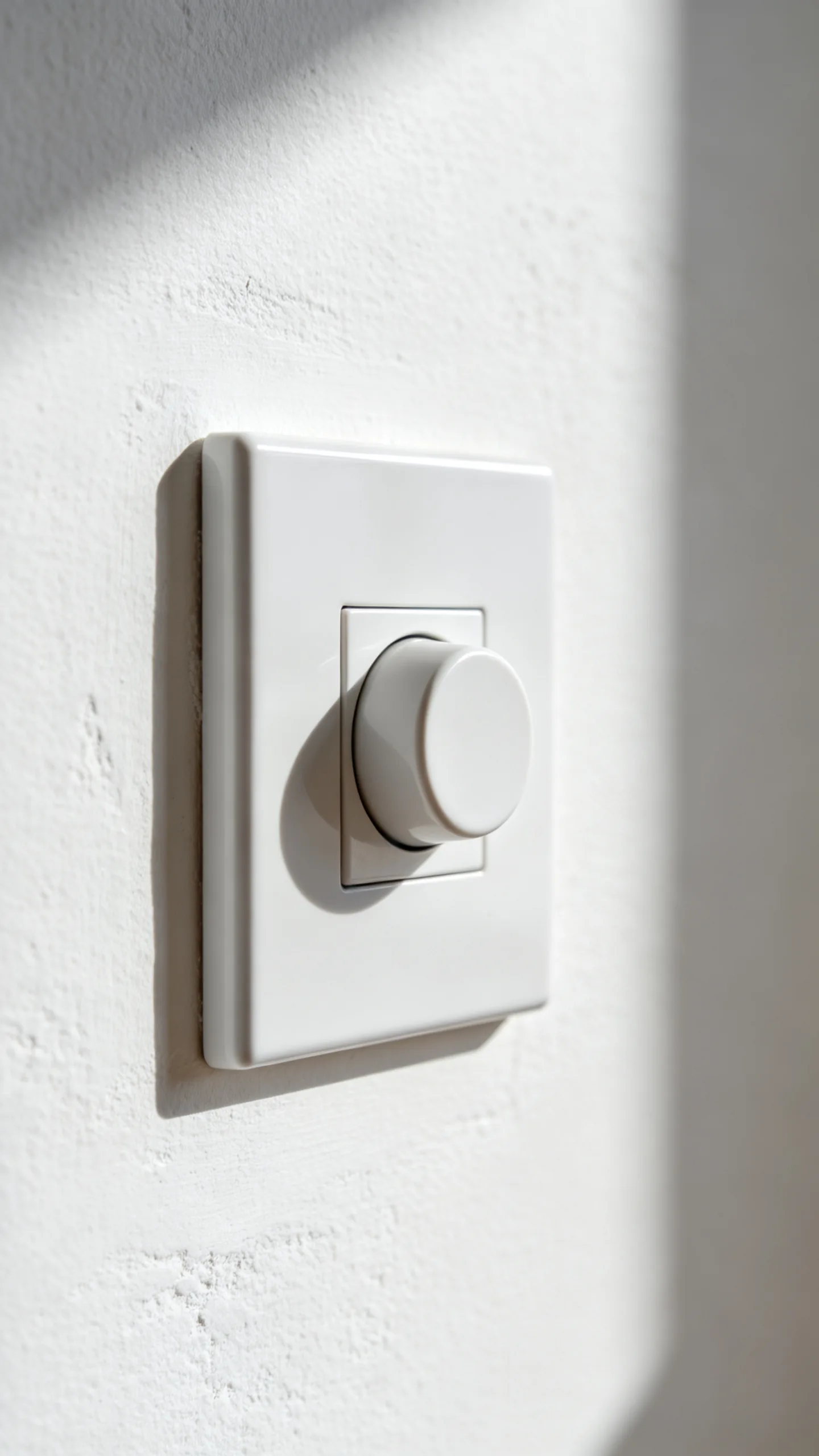 Dimmer Switch With a Modern Faceplate