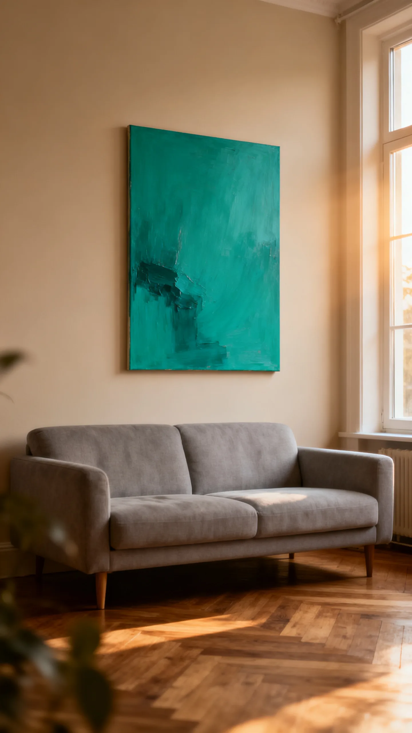 Use One Colorful Piece In A Neutral Room