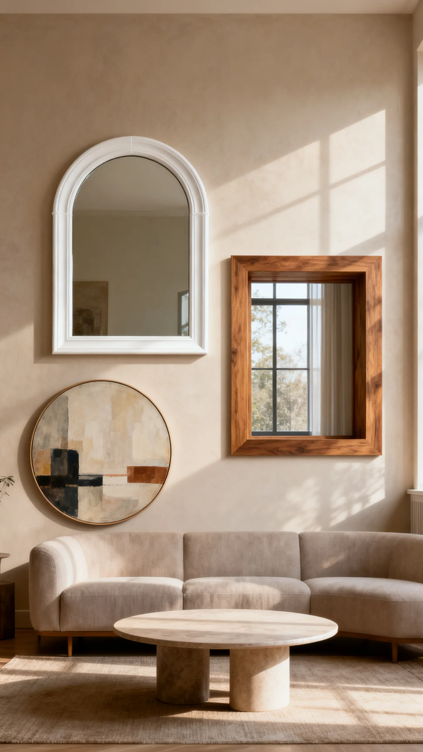 Build A Wall Art Pair Around The Room’s Main Shape