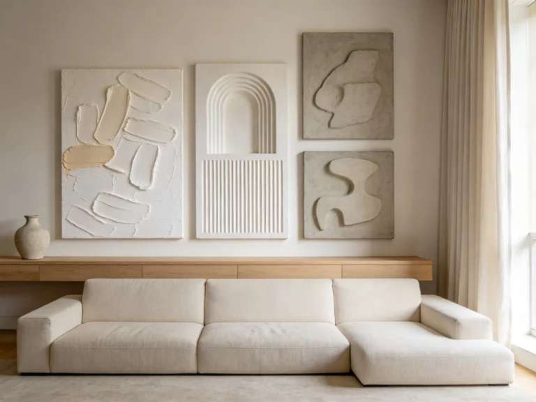 17 DIY Plaster Wall Art Ideas That Look Minimal And Expensive