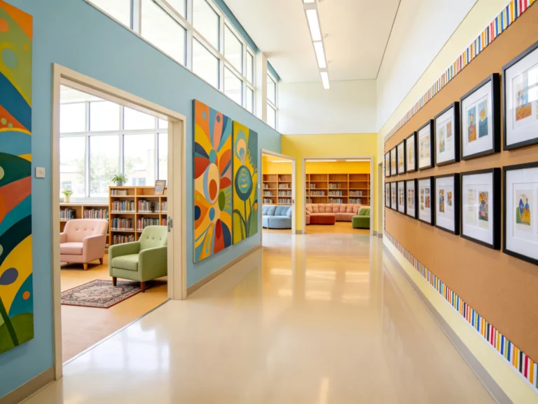 25 School Wall Art Ideas for Classrooms, Hallways, and Libraries