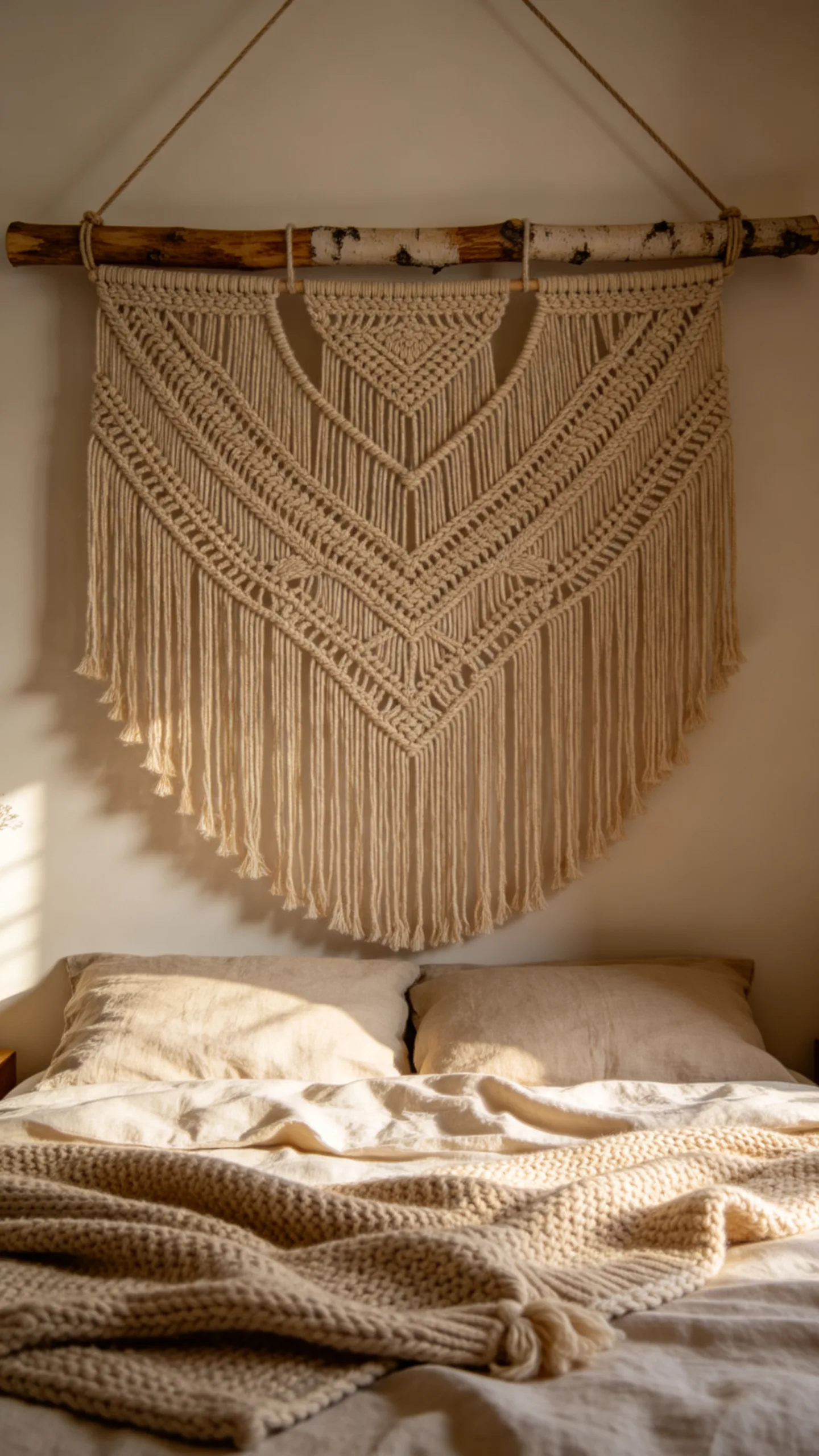 11. Hang Woven Wall Art for Soft Texture