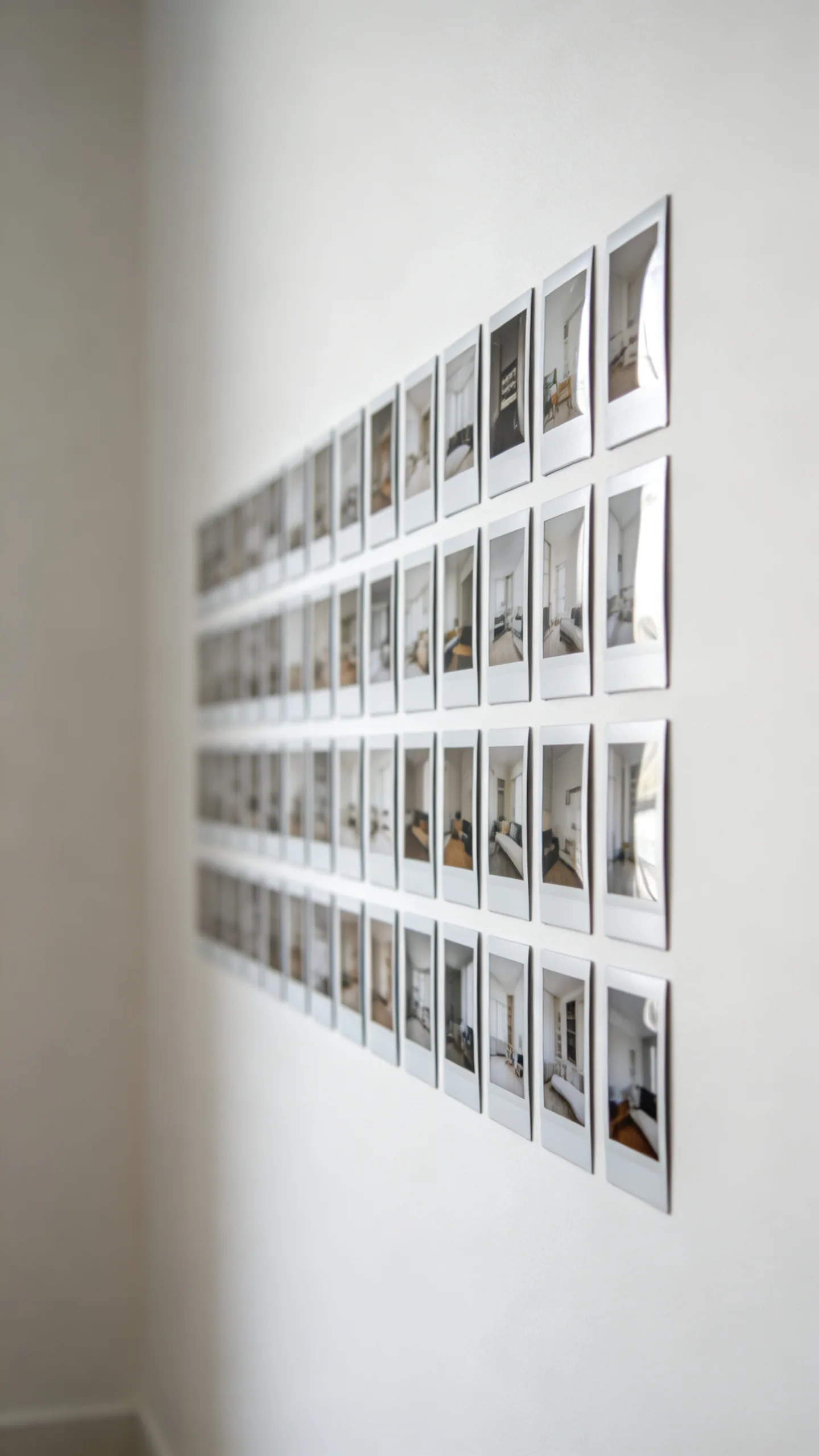 1. Create a Clean Grid of Polaroid Photos