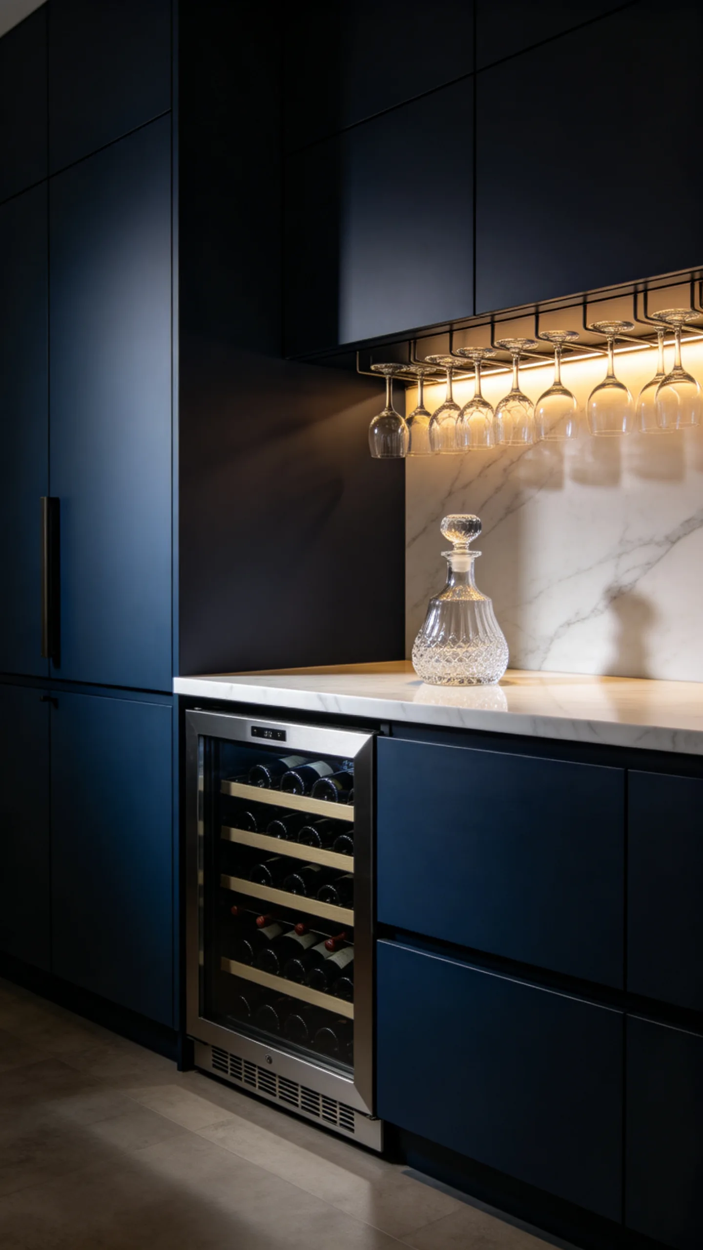 3. Elegant Wine and Champagne Corner