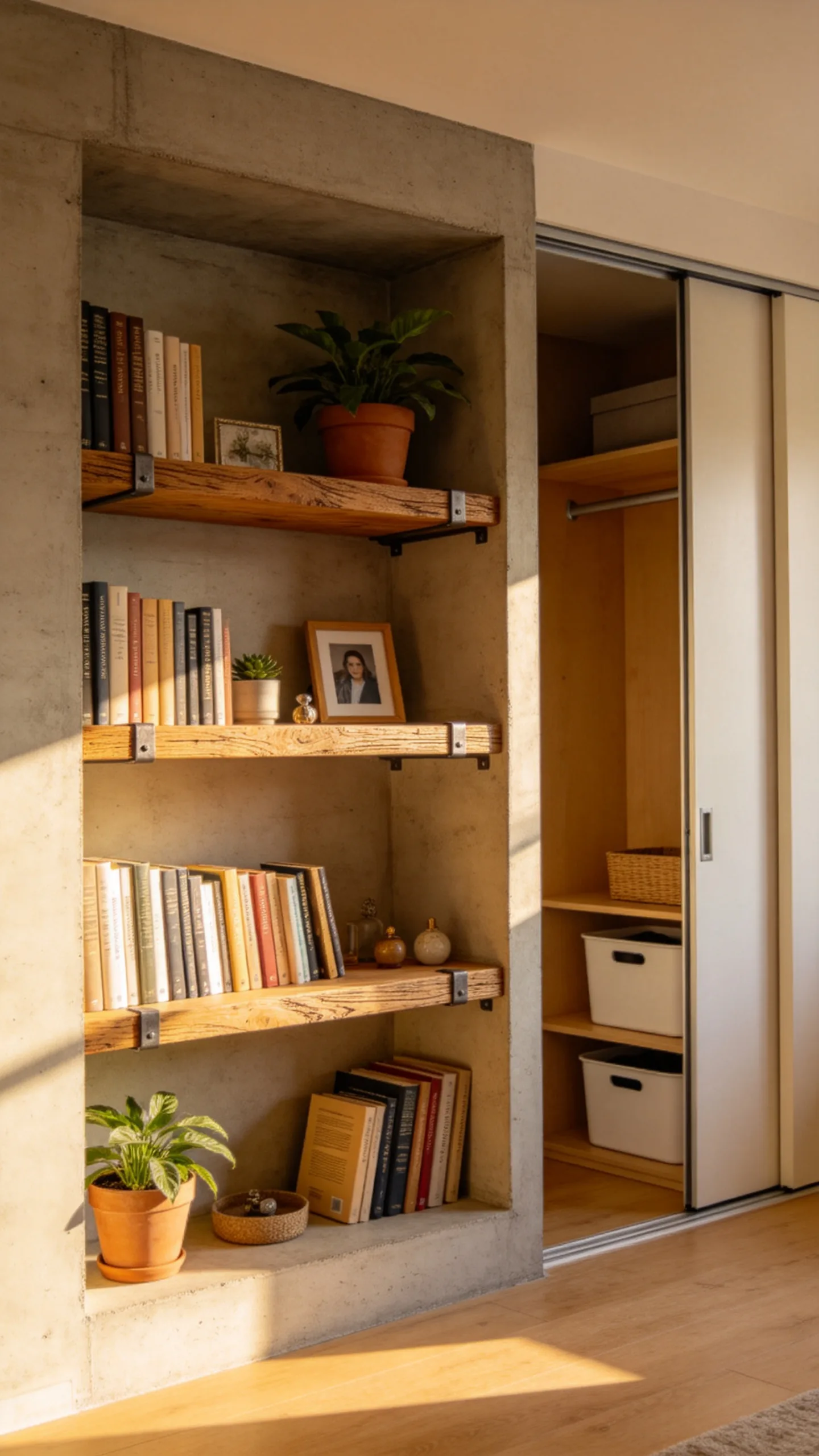 10. Built-in Alcove Bookshelves