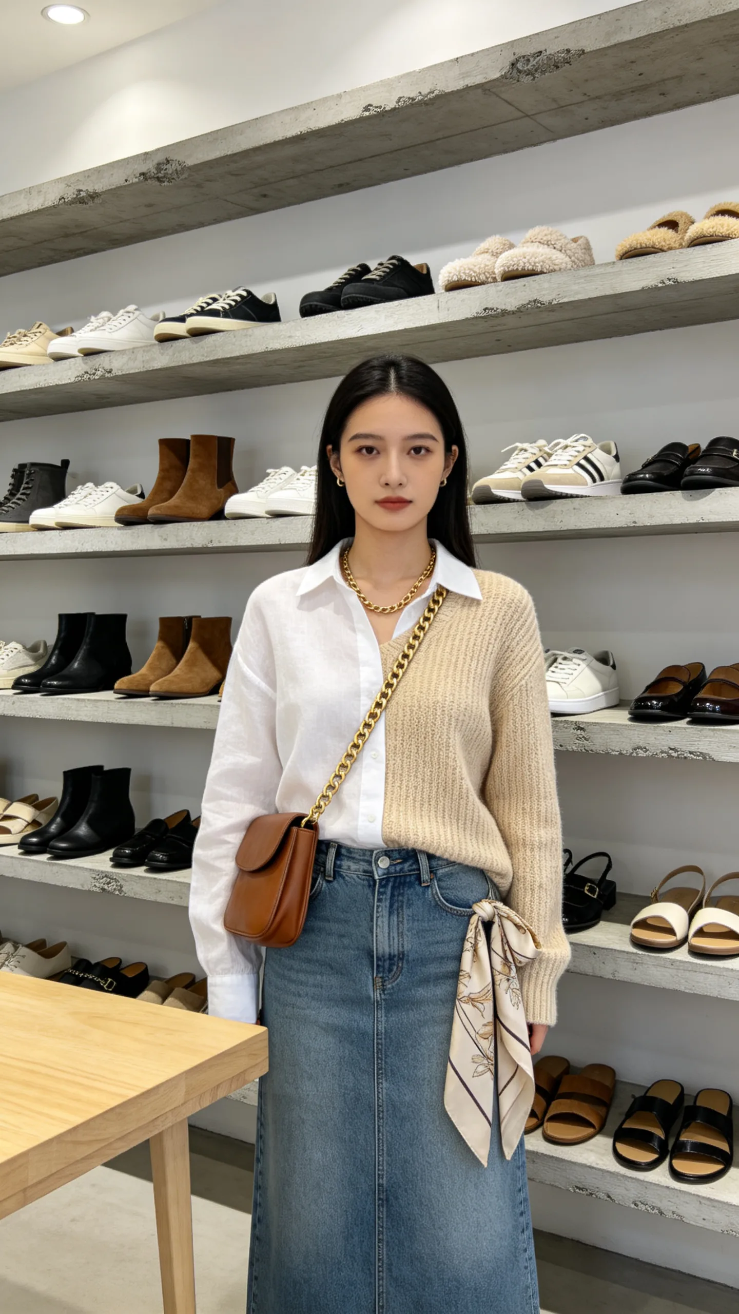 10. Floor-to-Ceiling Shoe Wall