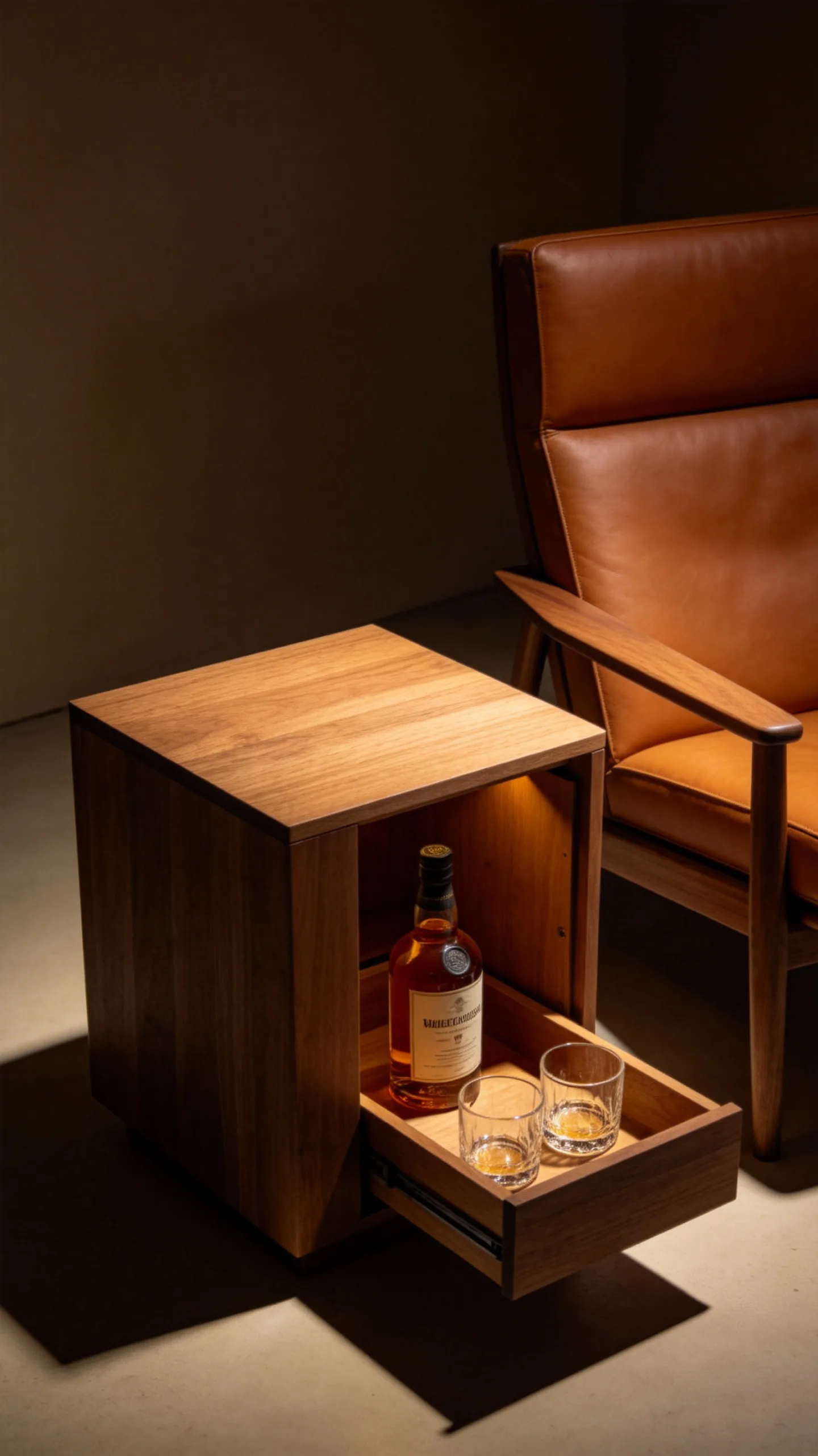 12. End Table Hidden Compartment