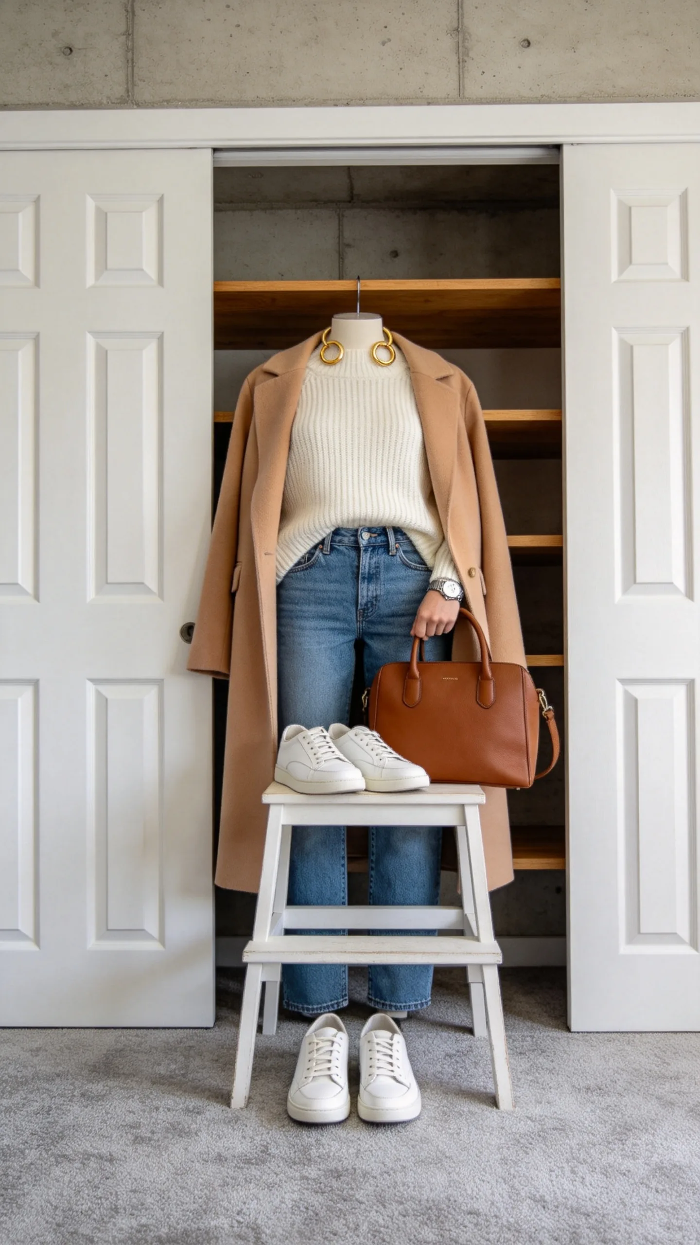 12. Behind-the-Bed Partition Closet