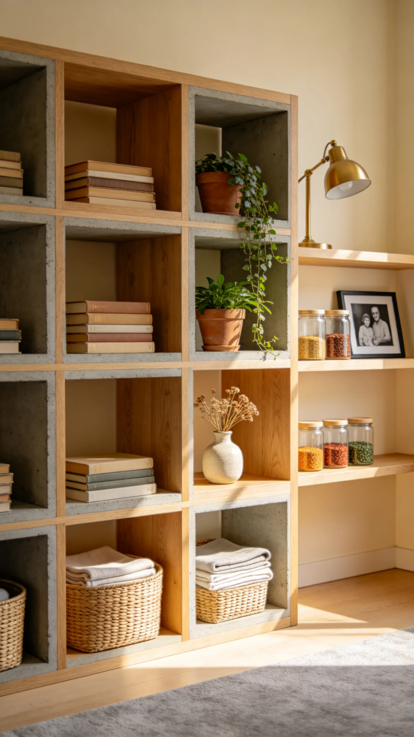 12. Grid-Style Cubby Dividers