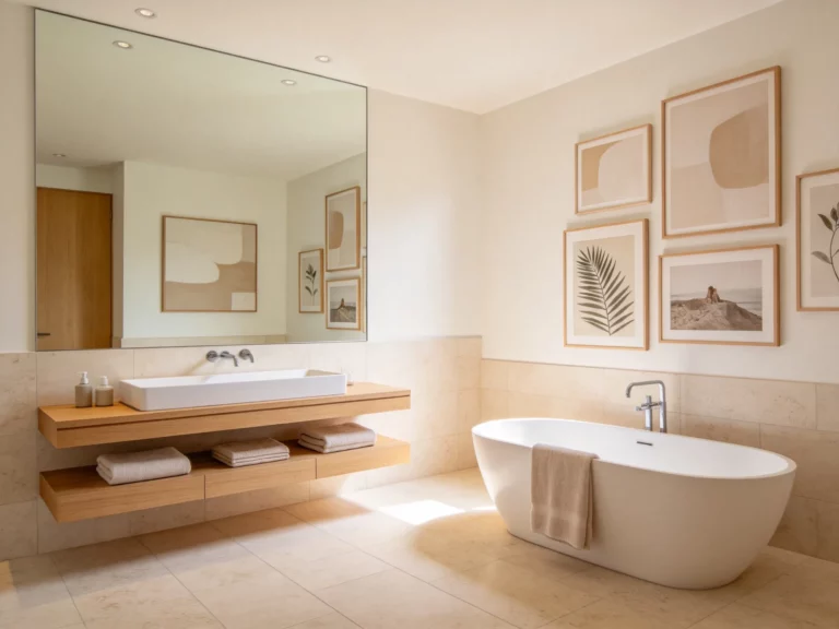 27 Modern Bathroom Pictures and Wall Art Ideas That Look Elevated