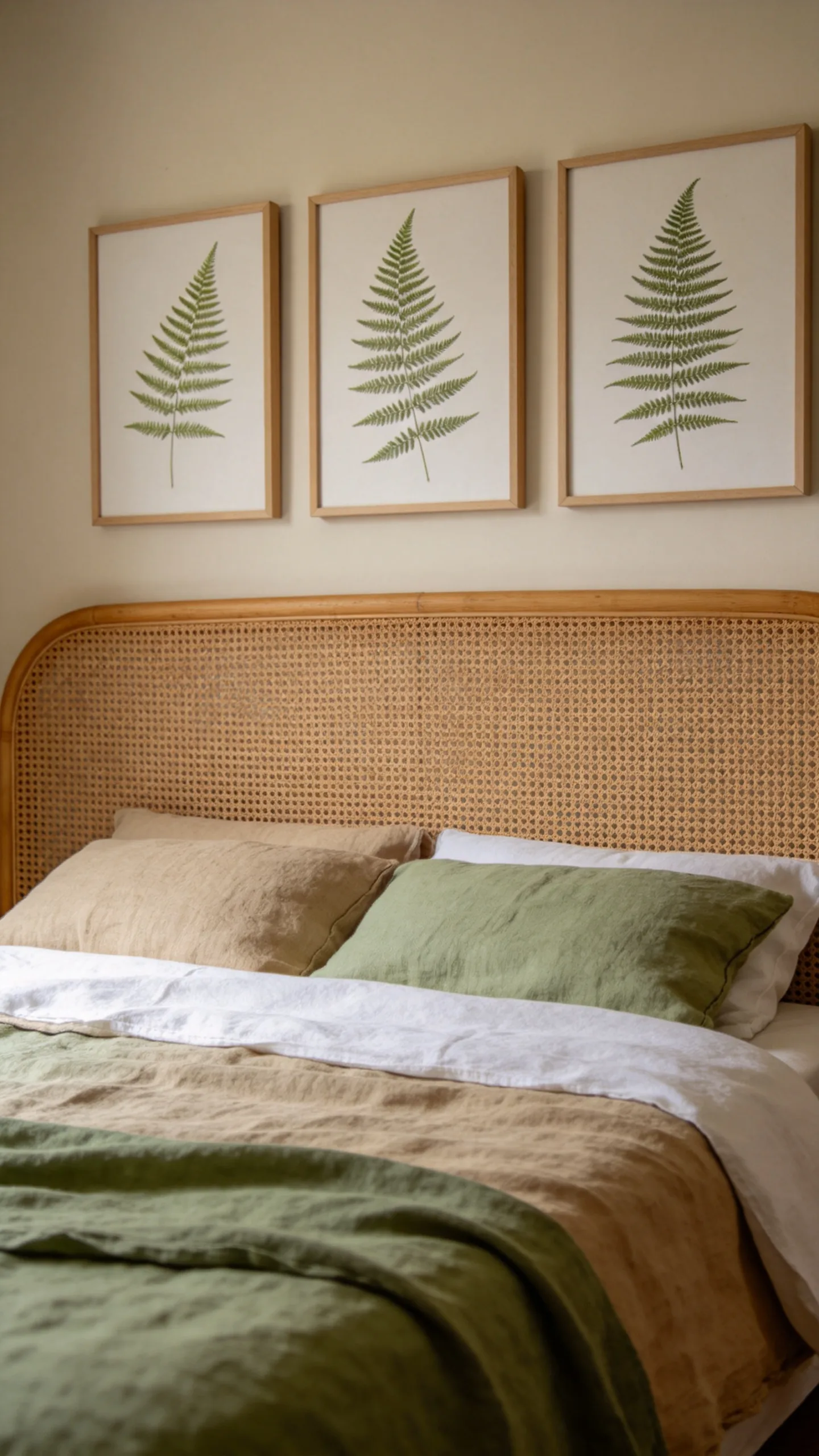 7. Use Botanical Prints for a Calm Bedroom Look